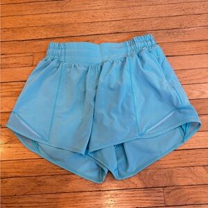 lululemon athletica Light Blue Athletic Shorts